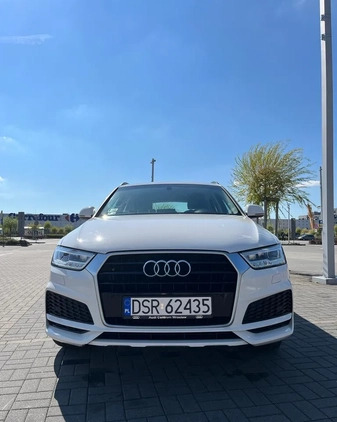 Audi Q3 cena 92999 przebieg: 63000, rok produkcji 2018 z Wrocław małe 211